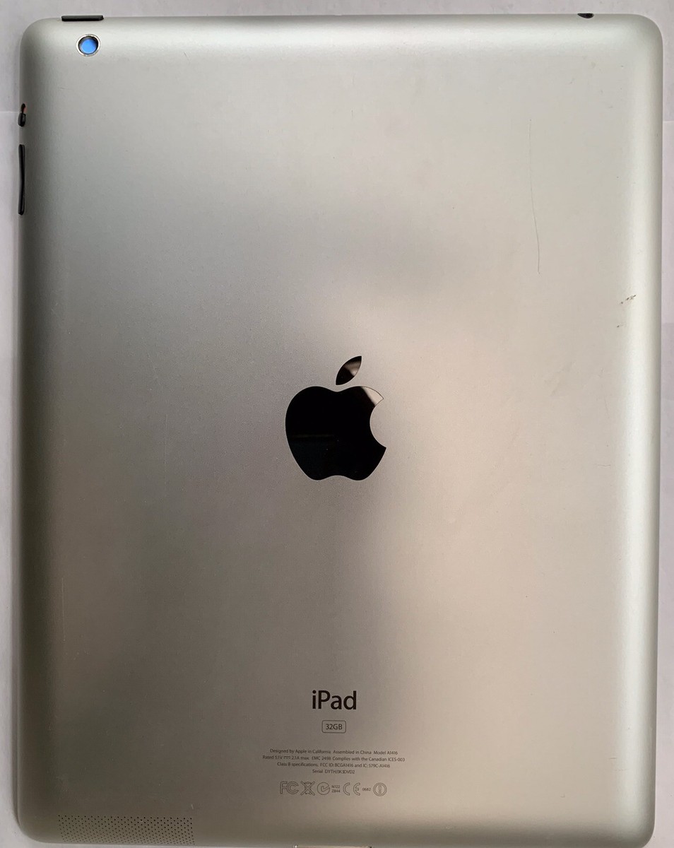 Apple iPad 3 32 GB White Model A1416 and Charging Cord | eBay