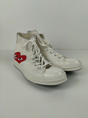converse white red heart