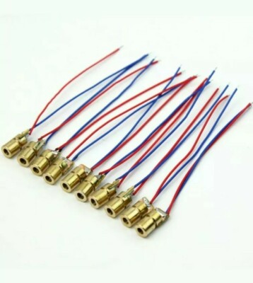 Laserdiode Rot 650nm 3V 5V Punktlaser Laser Diode Modul Arduino