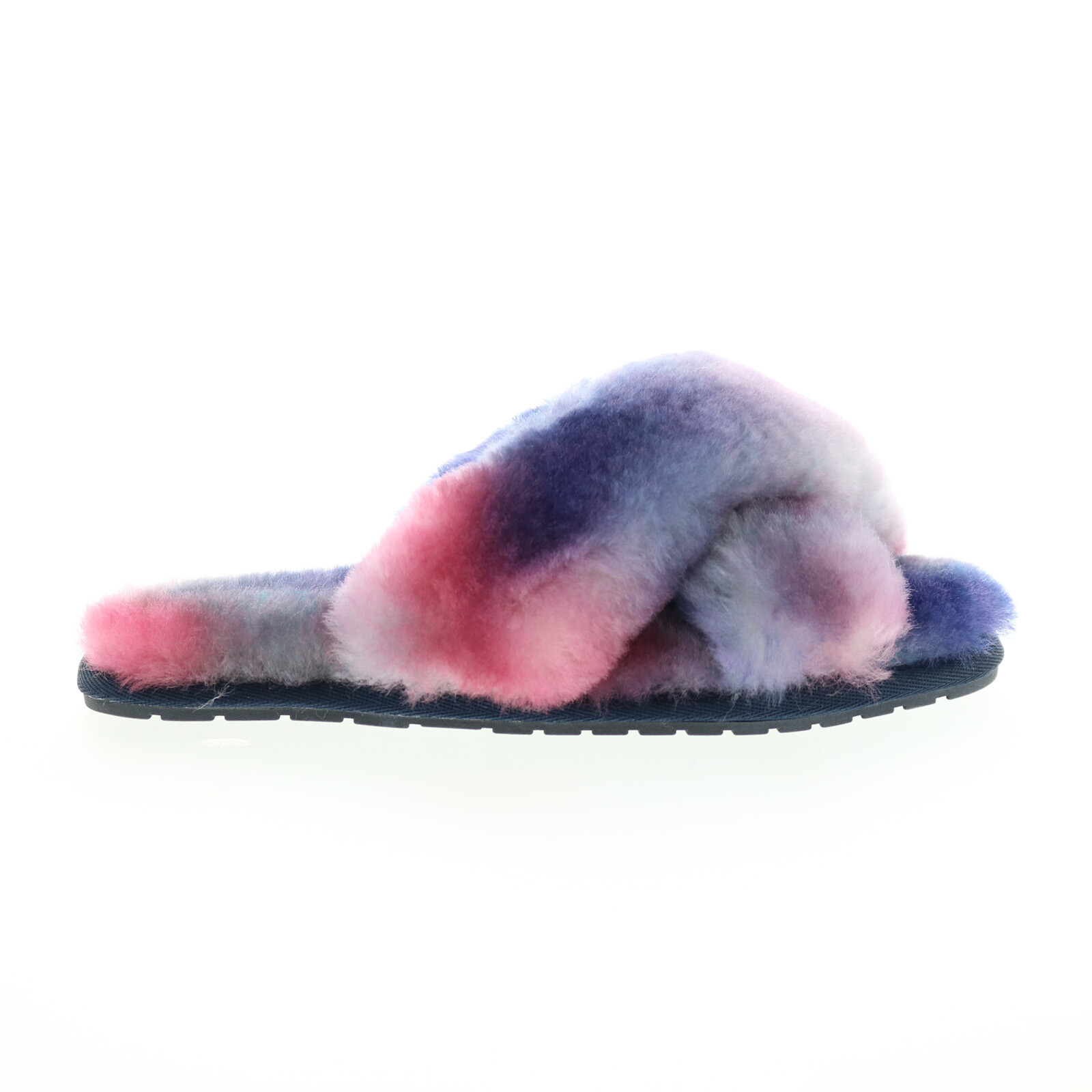 Emu Australia Mayberry Tie Dye W12655 Женские фиолетовые шлепанцы-слайдеры, обувь