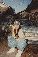Foto vintage años 90 LATINA CHICANA LOS ANGELES CHOLA 192 LOWRIDER