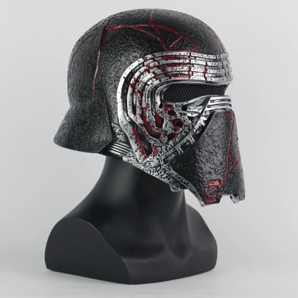Nuevo Casco Kylo Ren Cosplay Star Wars 9 The Rise of Skywalker Máscara Accesorios PVC Foto 3 de 4
