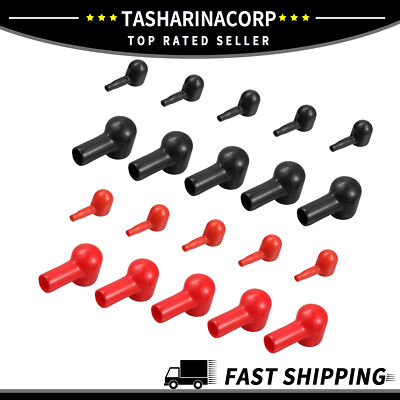 Universal Piece of 20 Rubber Battery Insulation Cover Terminal Boot Cover