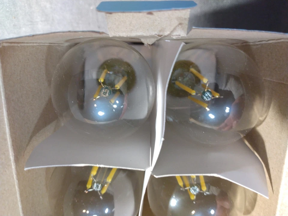 Feit 40-Watt Equivalent T14 Dimmable Straight Filament Clear Glass Edison LED - Image 2 of 4