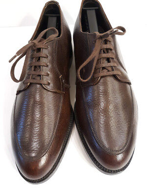 Joseph Cheaney, Blucher, Bison Grain Brown Shoes, US size 9.5,  made in England