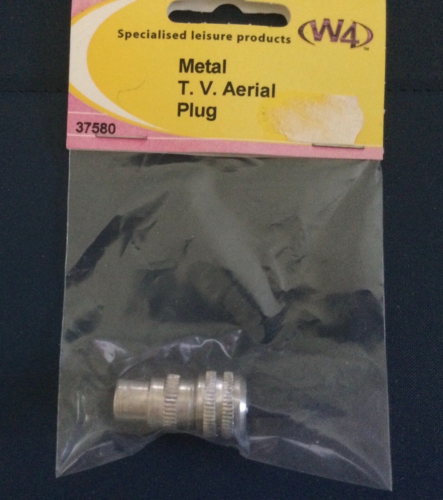 W4 T.V. Aerial Plug Caravan Motorhome 37580