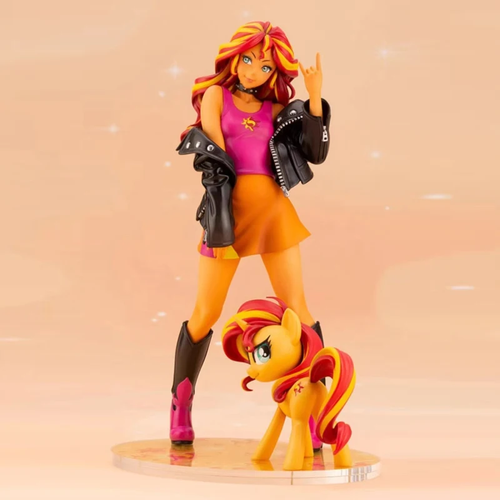 My Little Pony Figuren Bishoujo Anime Modell Puppe Applejack Rainbow Dash Spielzeug-Geschenk - Bild 4 von 26