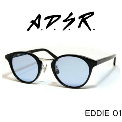 ADSRサングラスEDDIE01S A.D.S.R adsr Sunglasses EDDIE Eddie 01 (Black & Silver Metal
