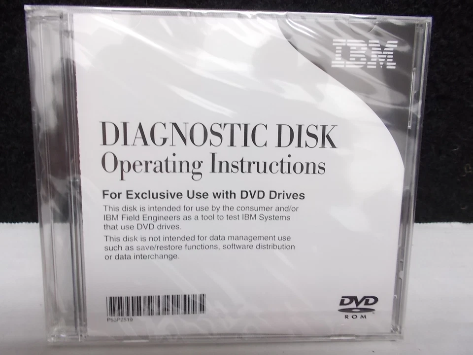 IBM Test Disc + Diagnostic Disc DVD zur Diagnose v. CD u. DVD Laufwerken - Bild 2 von 3