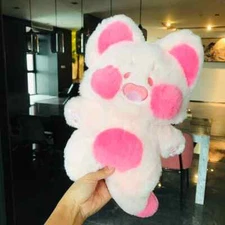 90cm Pink Doodle Meow Plush Doll Kawaii Dudu Cat KPOP Squish Stuffed Animal