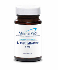 MethylPro - L-Methylfolate - 5mg - 30 count exp. 07/26