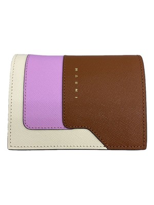 MARNI PFMOQ14U13 Folded Wallet Bi-fold Brown Ladies Used | eBay