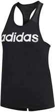 New Adidas Tank Vest Top - Black - Ladies Womens Gym Running Workout Fitness