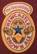 New Castle Brown Ale Beer Coaster