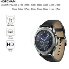 23-46mm Size Round Smart Watch Tempered Glass Screen Protector Film