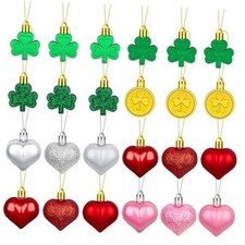 24 Pcs Valentines Day Decor Tree Decorations Set Valentine's Day Colorful/24pcs