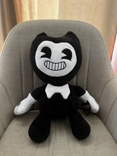 Bendy And The Ink Machine Plush Toy Black White 14" Body 18" To Bottom NWT