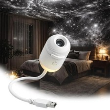 Starry Sky Aurora Galaxy Projector Night Light HD 360 Rotating LED Mood Lamp
