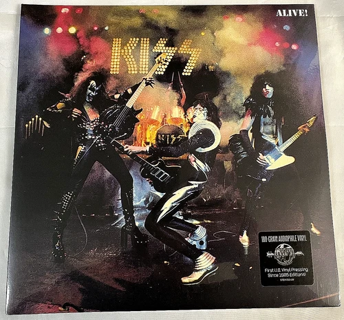 KISS ALIVE I 2014 reissue 2LP 180Gr Vinyl Aucoin Booklet Ace Audiophile Sealed