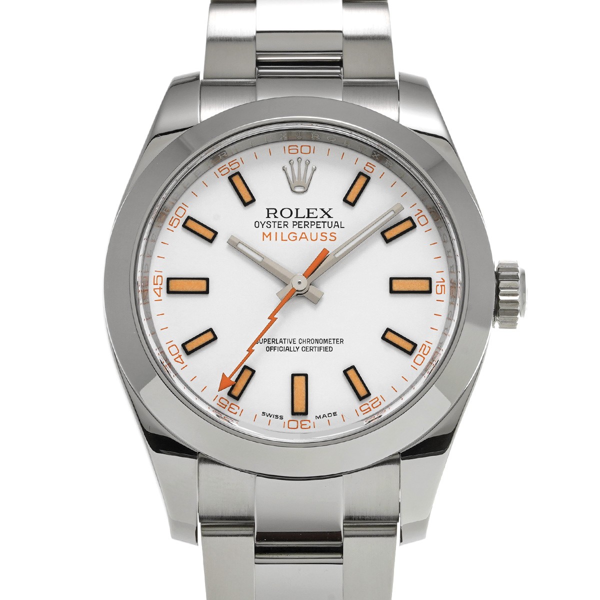 ROLEX Milgauss 116400 white WATCH 730232