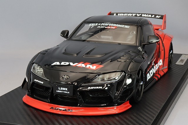 IG2650 1/18 LB-WORKS トヨタ SUPRA イグニションモデル IG2650 LB-WORKS TOYOTA SUPRA (A90) Black/Red – ignition model