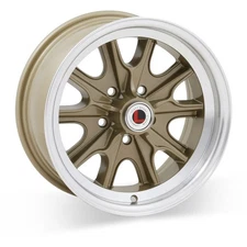 15x7 Legendary Wheels LW90 Gold Haze Wheel 4x4.5 (6.95mm)