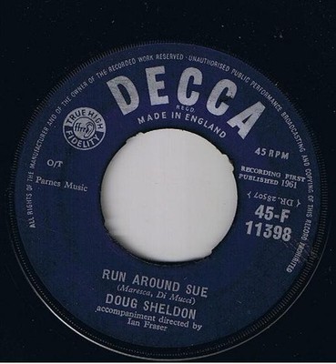Doug Sheldon - Run Around Sue (7'', Single)