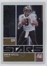 2009 Donruss Elite Stars Gold /899 Drew Brees #1 HOF v9t