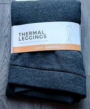 BNWT M&S Women/Ladies Charcoal Thermal Light Warmth Leggings Size Uk 18 Regular