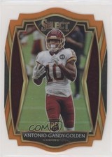 2020 Panini Select Premier Level Orange Prizm Die-Cut Antonio Gandy-Golden 0a2j
