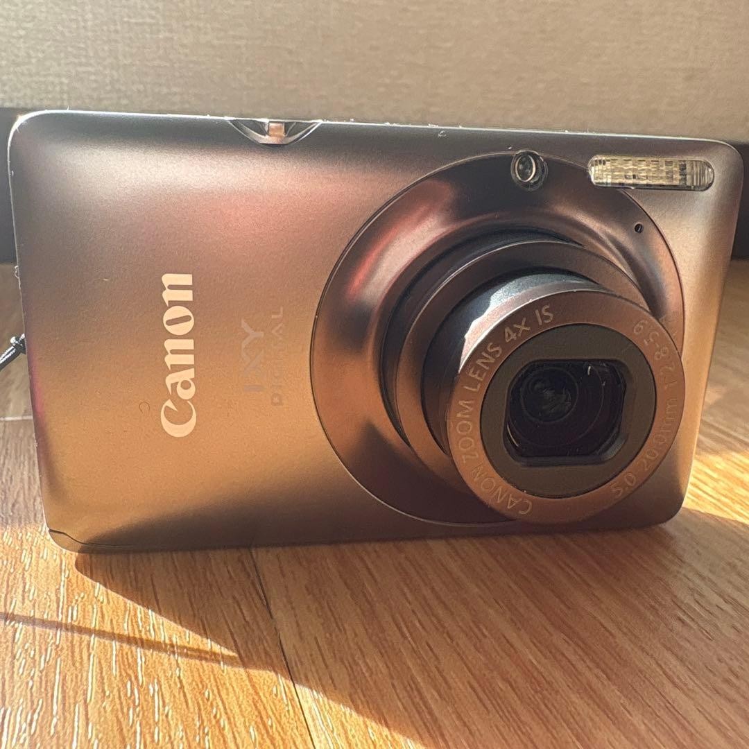 ★実用品★ Canon キャノン IXY 220 IS ブラウン Canon IXY DIGITAL 220 IS Brown Compact Camera Full Set with SD