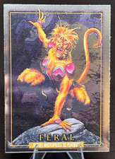 Feral 2024 SkyBox Marvel Masterpieces 92 Platinum #55 X-Force Marvel Card