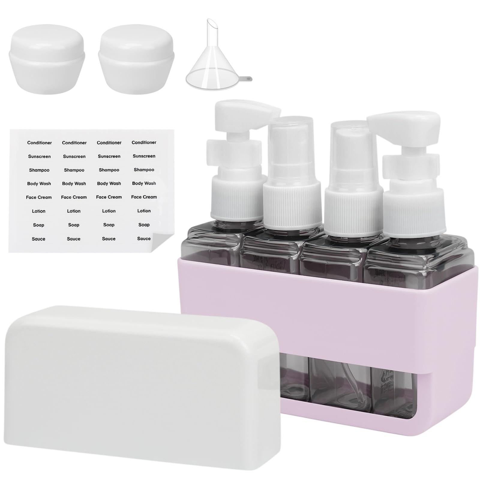 - Leak Proof Bpa-plastic Toiletries Bottles For S...