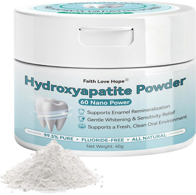 100% Pure Nano Hydroxyapatite Powder   Enamel Remineralization Support, Sensitiv
