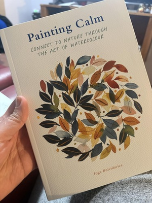 #ad Painting Calm: Connect to Nature through the Art of Watercolor Painting Book $12.12