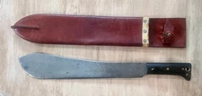 Original WWII U.S. Collins & Co. Legitimus No. 1250 Bush Knife Machete W/ Sheath