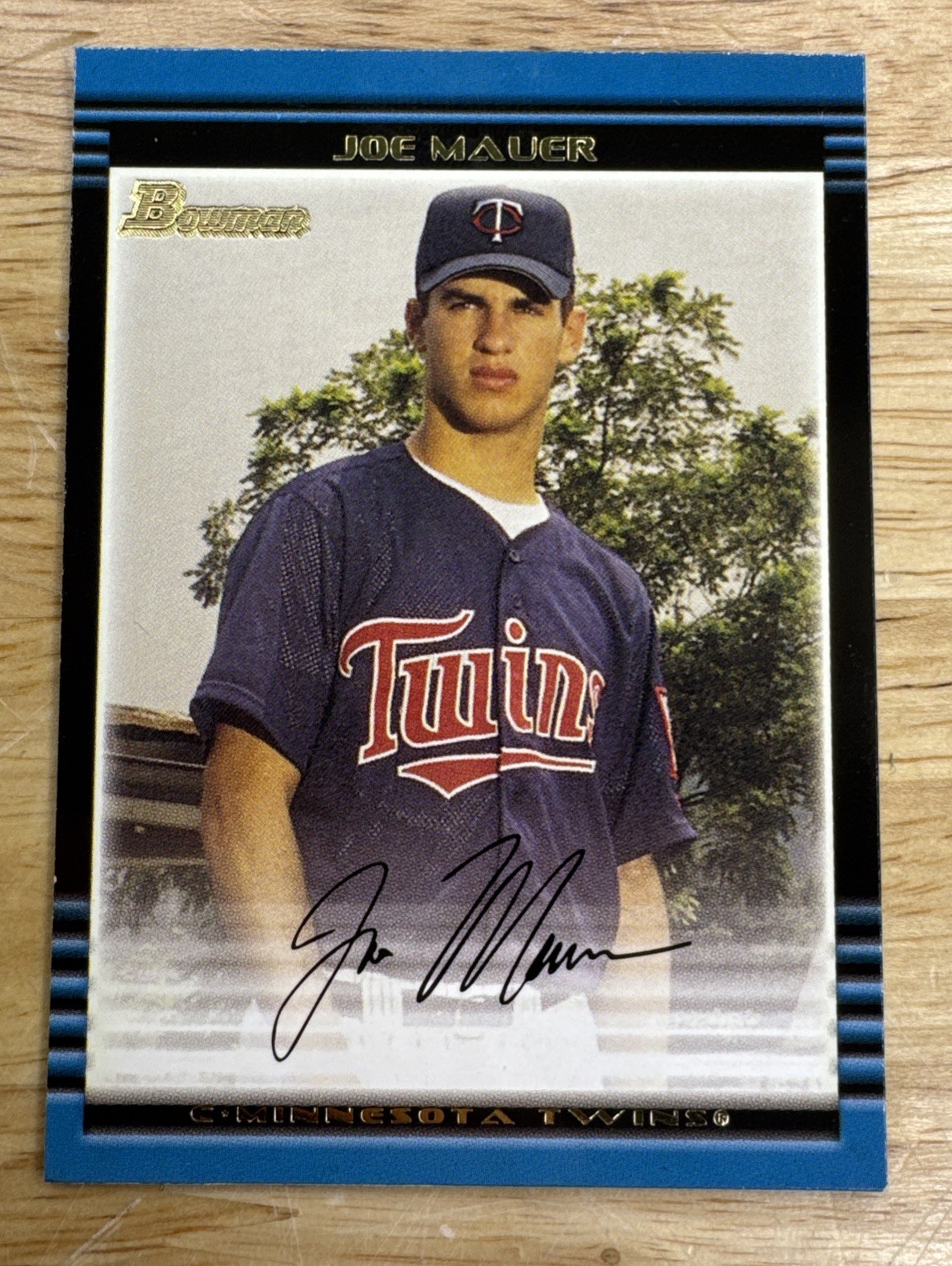 2002 Bowman Joe Mauer Rookie RC #379 Twins