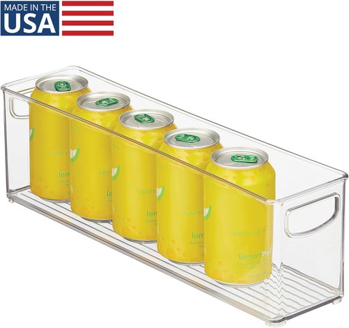 iDesign 70003 Pattumiera Organizer Impilabile Trasparente 5" H X 4" L X 16" L (Confezione da 3) - Foto 5 di 8