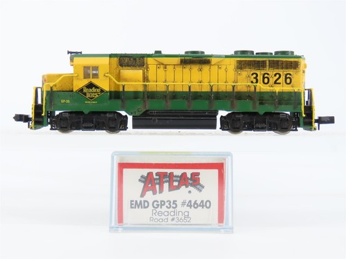 Líneas de lectura escala N Atlas/KATO RDG EMD GP35 diésel #3626 - desgastadas | Zustand: Used
