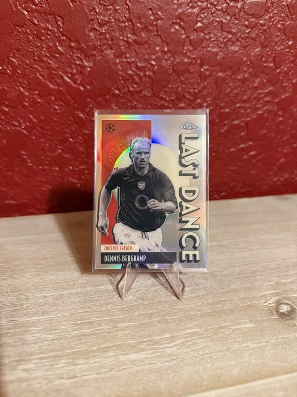 2025-26 Topps Chrome UEFA Dennis Bergkamp Last Dance