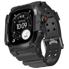 Rugged Case with Band for Apple Watch Ultra 3/2/1 49mm - Military Grade Sho...