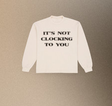 Justin Bieber IT'S NOT CLOCKING THERMAL Long sleeve Merch 2026 All Size Reprint