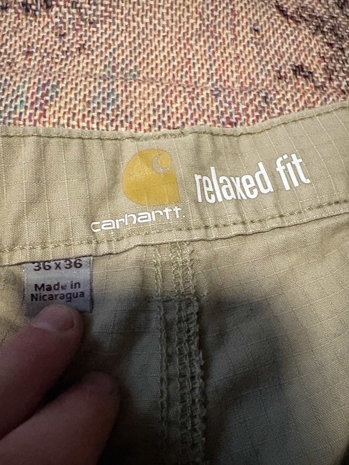Custom Carhartt Cargo Pants Patch Work Custom Str… - image 3