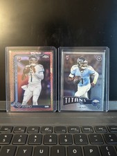 2025 Topps Chrome Cam Ward #314 Tennessee Titans Rookie NFL Football Card