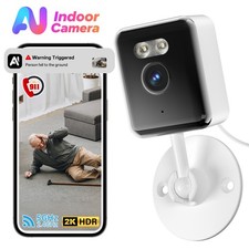 Wireless Security Camera 3MP WiFi Outdoor AI Detection 2-Way Audio Night Vision