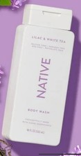Native Body Wash Shower Gel Cleanser Soap Clean Ingredients Lilac White Tea 18oz