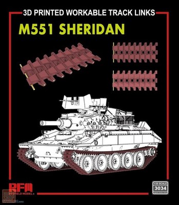 Ryefield Model RM-3034 - 1:35 M551 Workable Tracks (3D printed) - Neu