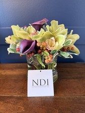 NDI Arrangement Glass Vase w/ Liquid Illusion...