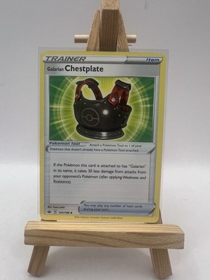 141/198 Galarian Chestplate | Trainer Item Pokemon Karte Chilling Reign LP/NM