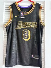 Maglia Nike Kobe Bryant Lakers Nera Mamba City Edition #8 Taglia Large